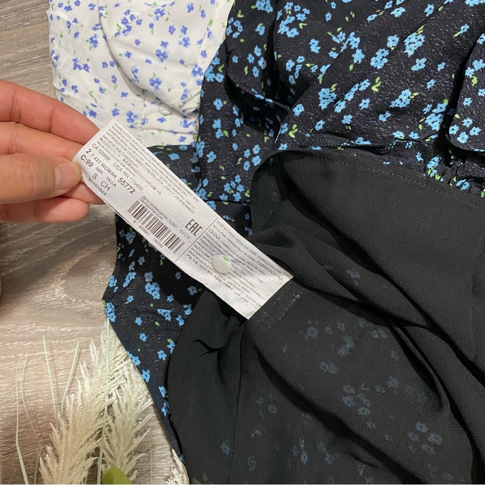 MANGO Dress. Contrasted, front ties MANGO dress - Picture 14 of 14